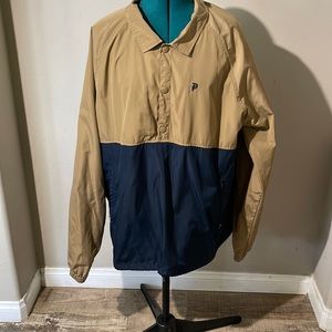 Primitive pullover windbreaker 100% Polyester shell 100% Polyester lining